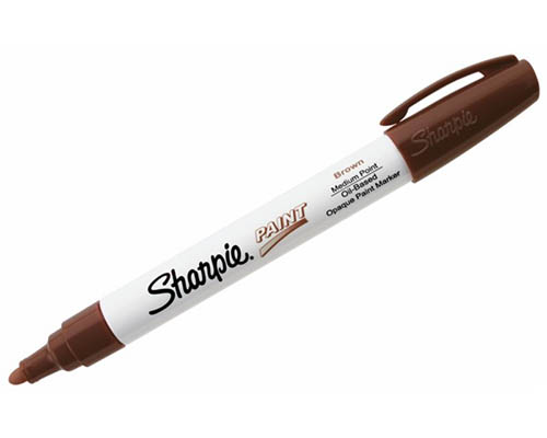 Sharpie Oil Based Paint Marker  Medium  Brown