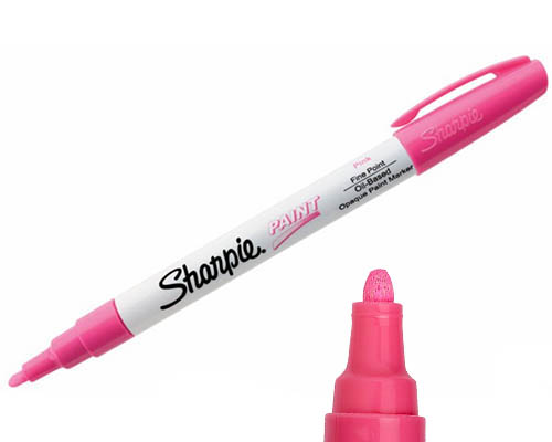 Sharpie Oil Based Paint Marker  Medium  Pink