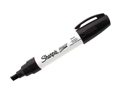 Sharpie Oil Based Paint Marker  Bold  Black