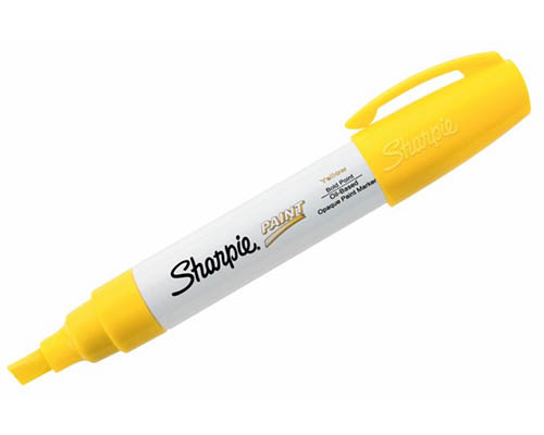 Sharpie Oil Based Paint Marker  Bold  Yellow