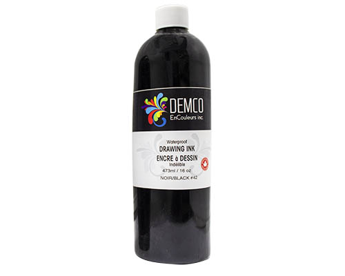 Demco Drawing Ink  473mL (16oz)  Black