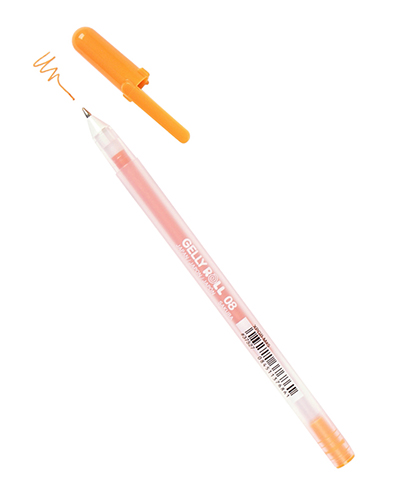 Gelly Roll Pen Medium Orange