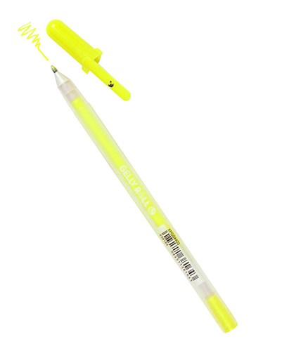 Sakura Gelly Roll - Moonlight Fluorescent Yellow - Bold