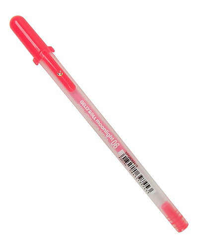 Sakura Gelly Roll - Moonlight Fluorescent Vermillion -Fine