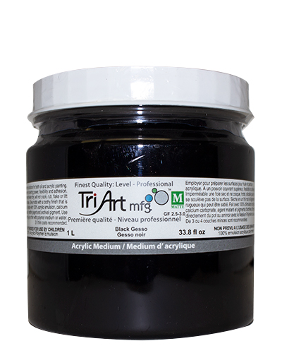 Tri Art Black Gesso 1L