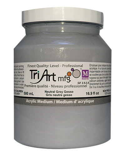 Tri Art Grey Gesso 500ML