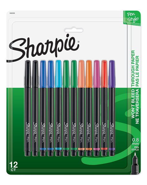 Sharpie 0.8mm 12 Pack - New