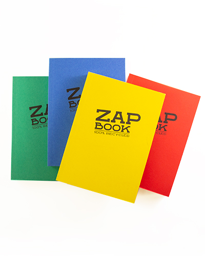 ZAP BOOK A5 SKETCHBOOK BLANK 100% RECYCLED (multiple colours) — by  Clairefontaine