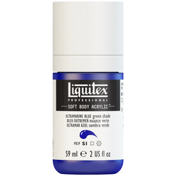  Liquitex Soft Body Acrylic - Ultramarine Blue Green- 2oz