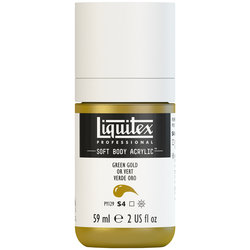  Liquitex Soft Body Acrylic - Green Gold - 2oz
