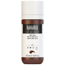 Liquitex Soft Body Acrylic - Burnt Sienna - 8oz