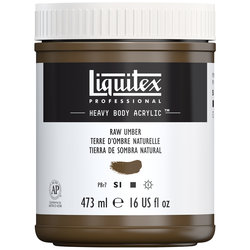 Liquitex Heavy Body Acrylic - Raw Umber  -16oz