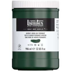 Liquitex Heavy Body Acrylic - Hookers Green  -32oz