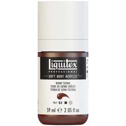 Liquitex Soft Body Acrylic - Burnt Sienna - 2oz