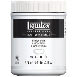 Liquitex Heavy Body Acrylic - Titatanium White  -16oz