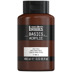 Liquitex Basics Acrylic - Burnt Umber - 400ML