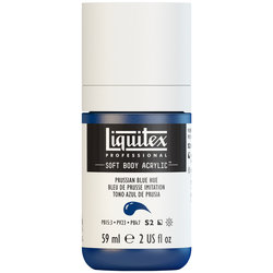  Liquitex Soft Body Acrylic - Prussian Blue Hue - 2oz