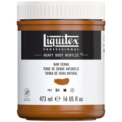 Liquitex Heavy Body Acrylic - Raw Sienna  -16oz