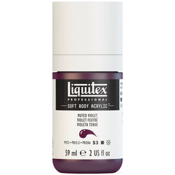  Liquitex Soft Body Acrylic - Muted Violet - 2oz