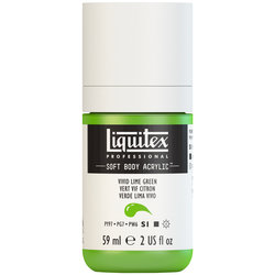  Liquitex Soft Body Acrylic - Vivid Lime Green - 2oz