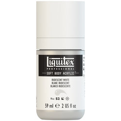 Liquitex Soft Body Acrylic - Iridescent White - 2oz