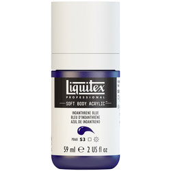  Liquitex Soft Body Acrylic - Indanthrene Blue - 2oz