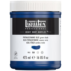 Liquitex Heavy Body Acrylic - Phthalocyanine Blue Green  -16oz