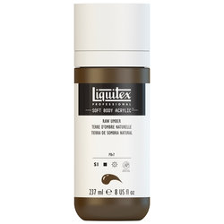 Liquitex Soft Body Acrylic - Raw Umber - 8oz