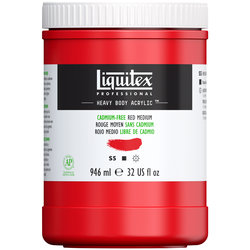 Liquitex Heavy Body Acrylic - Cadmium Free Red Medium - 32oz