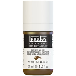  Liquitex Soft Body Acrylic - Transparent Raw Umber - 2oz
