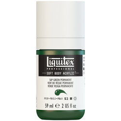  Liquitex Soft Body Acrylic - Sap Green Permanent - 2oz
