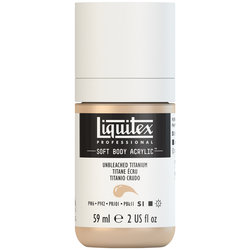  Liquitex Soft Body Acrylic - Unbleached Titanium - 2oz