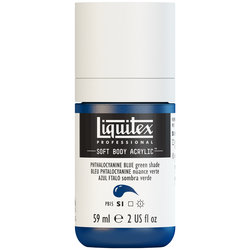  Liquitex Soft Body Acrylic - Phthalocyanine Blue Green - 2oz