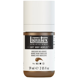 Liquitex Soft Body Acrylic - Iridescent Rich Bronze - 2oz