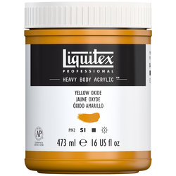 Liquitex Heavy Body Acrylic - Yeelow Oxide  -16oz