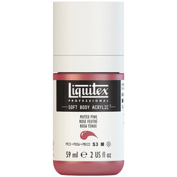  Liquitex Soft Body Acrylic - Muted Pink - 2oz