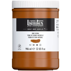 Liquitex Heavy Body Acrylic - Raw Sienna - 32oz