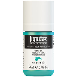 Liquitex Soft Body Acrylic - Cobalt Teal - 2oz