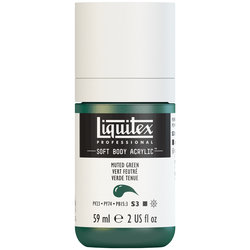  Liquitex Soft Body Acrylic - Muted Green - 2oz