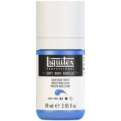  Liquitex Soft Body Acrylic - Light Blue Violet - 2oz