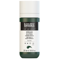 Liquitex Soft Body Acrylic - Hookers Green Hue - 8oz