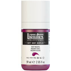 Liquitex Soft Body Acrylic - Deep Magenta - 2oz
