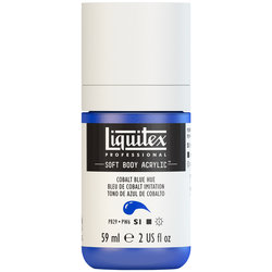  Liquitex Soft Body Acrylic - Cobalt Blue - 2oz