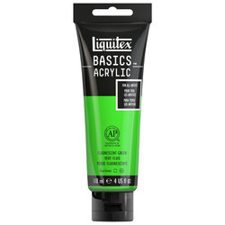 Liquitex Basics - Fluorescent Green - 4oz