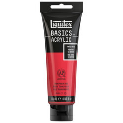 Liquitex Basics - Transparent Red - 4oz