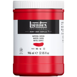 Liquitex Heavy Body Acrylic - Napthol Crimson - 32oz