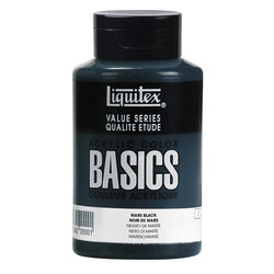 Liquitex Basics Acrylic Paint - Mars Black, 400ml Bottle