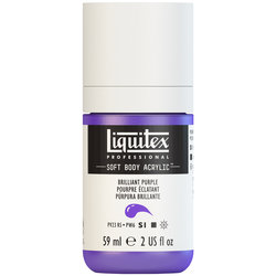  Liquitex Soft Body Acrylic - Brilliant Purple - 2oz