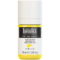  Liquitex Soft Body Acrylic - Yellow Light Hansa - 2oz