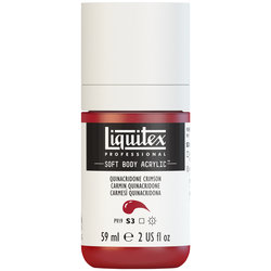 Liquitex Soft Body Acrylic - Quinacridone Crimson - 2oz